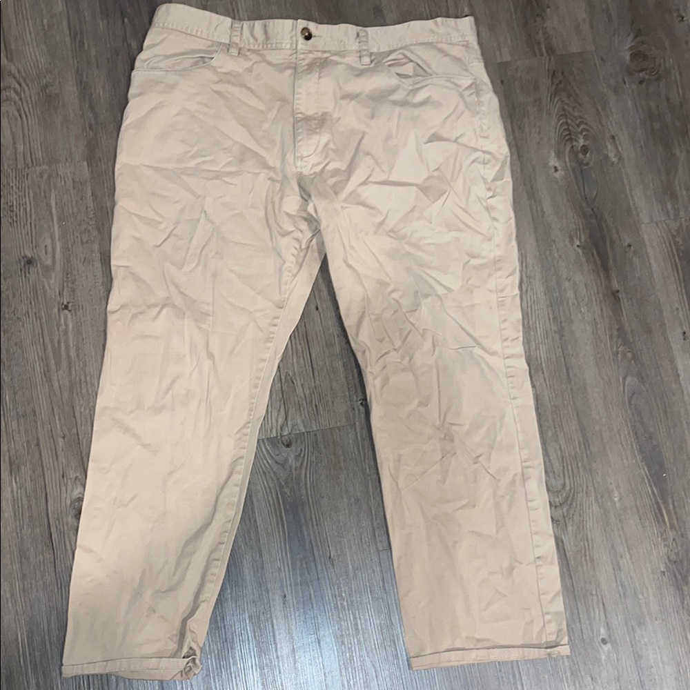 Men's Tan Perry Ellis Pants